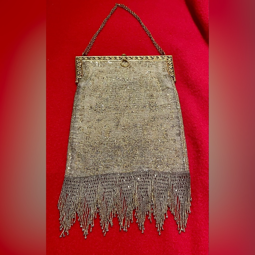Art Deco French cut steel beaded Purse
